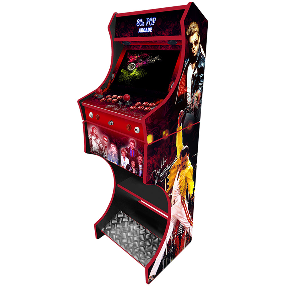Classic 2 Player Arcade Machine - 80s Pop Themed – Man Cave Essentials