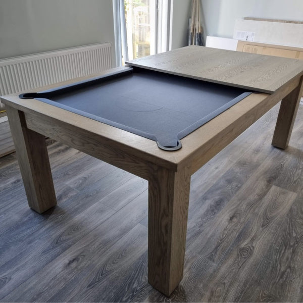 FMF Elixir Grey Oak Pool Dining Table – Man Cave Essentials