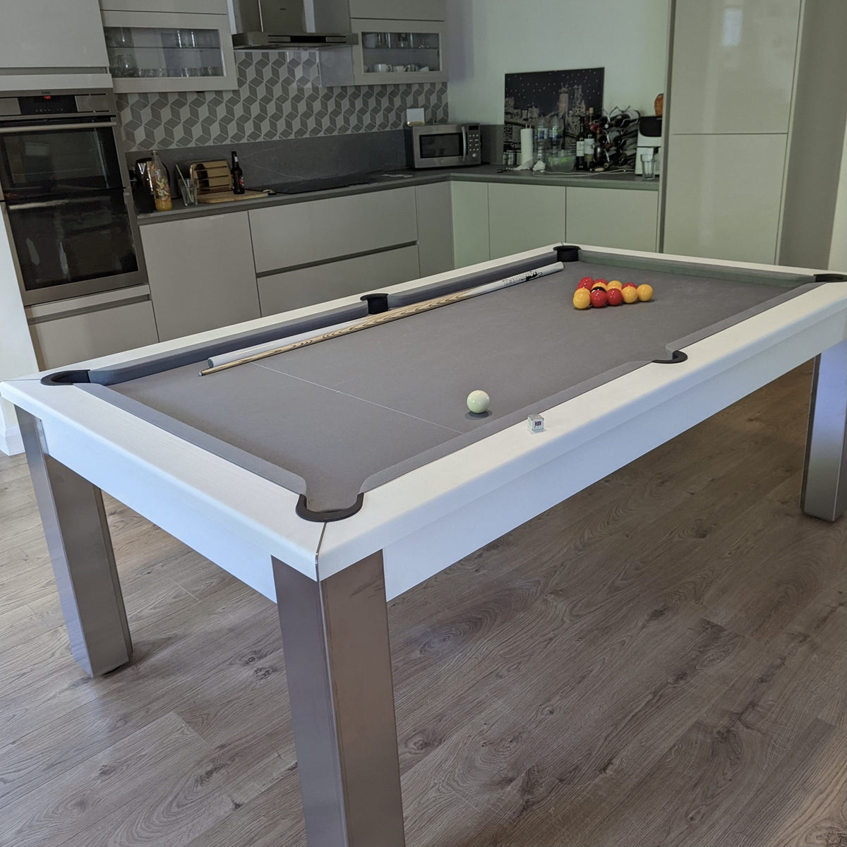 FMF Elixir Shadow White Pool Dining Table – Man Cave Essentials