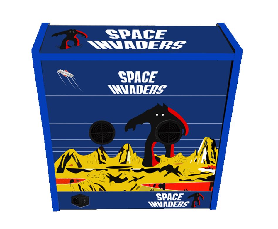 Bar Top Arcade Machine - Space Invaders Themed – Man Cave Essentials