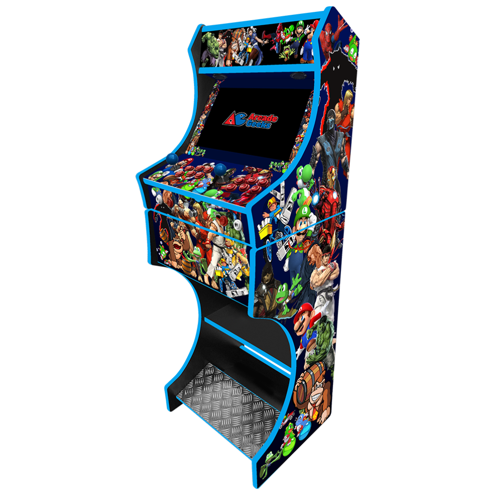 Classic 2 Player Arcade Machine - Icons themed – Man Cave Essentials