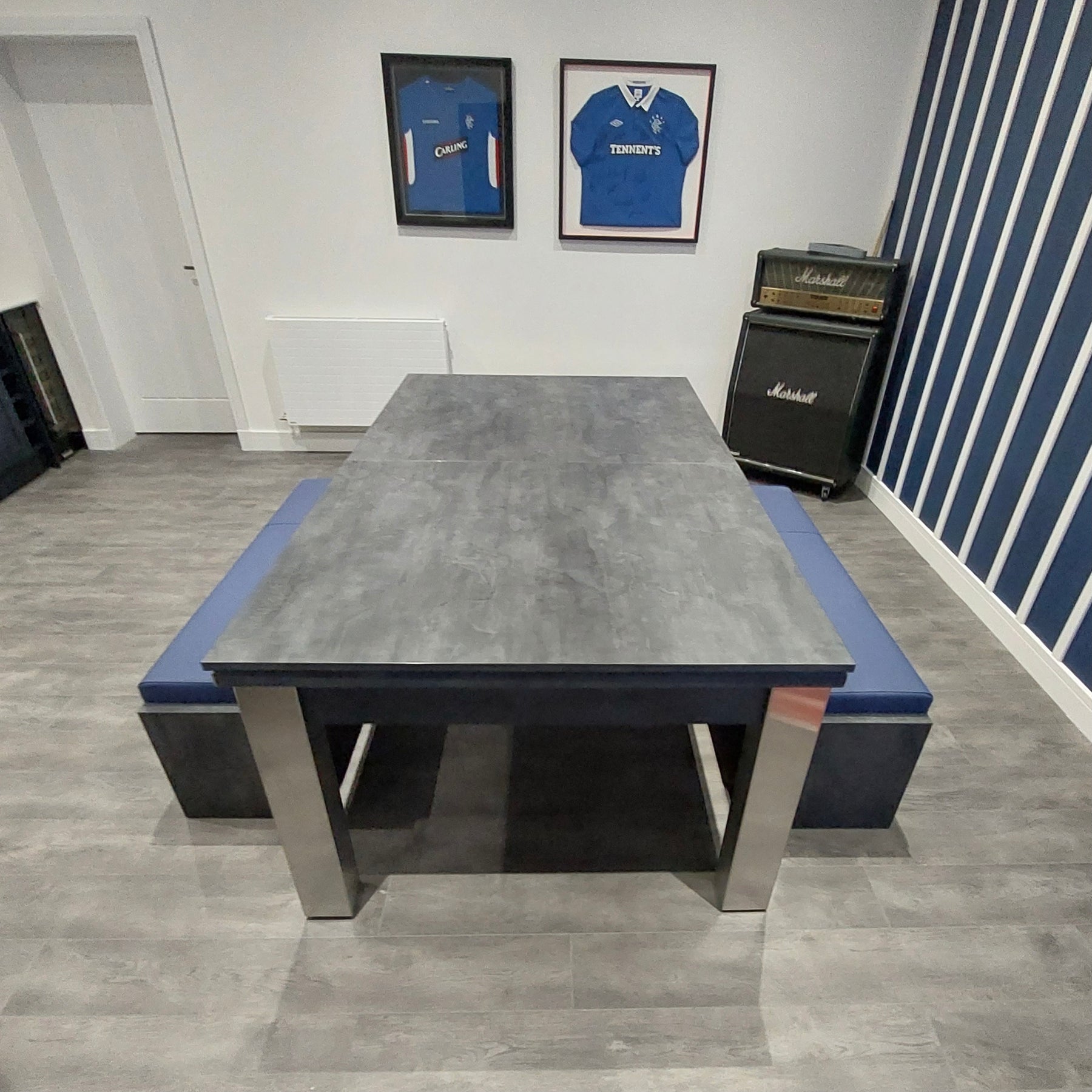 FMF Elixir Anthracite Slate Pool Dining Table – Man Cave Essentials