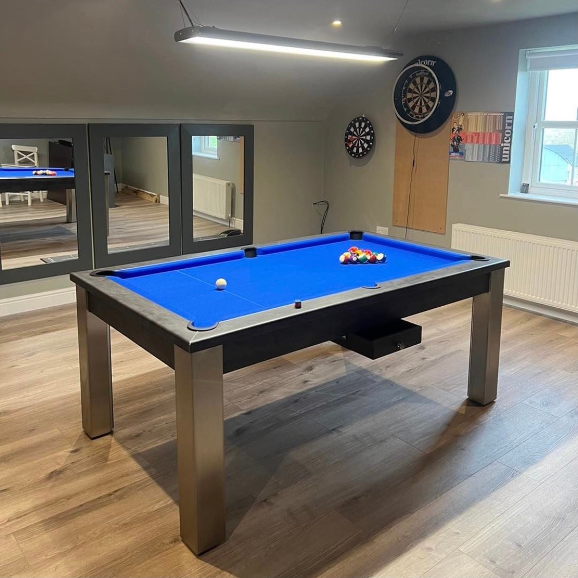 FMF Elixir Anthracite Slate Pool Dining Table – Man Cave Essentials