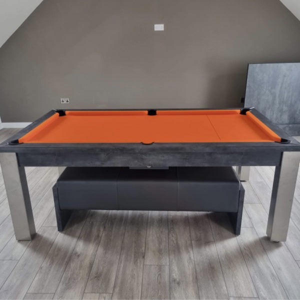 FMF Elixir Anthracite Slate Pool Dining Table – Man Cave Essentials