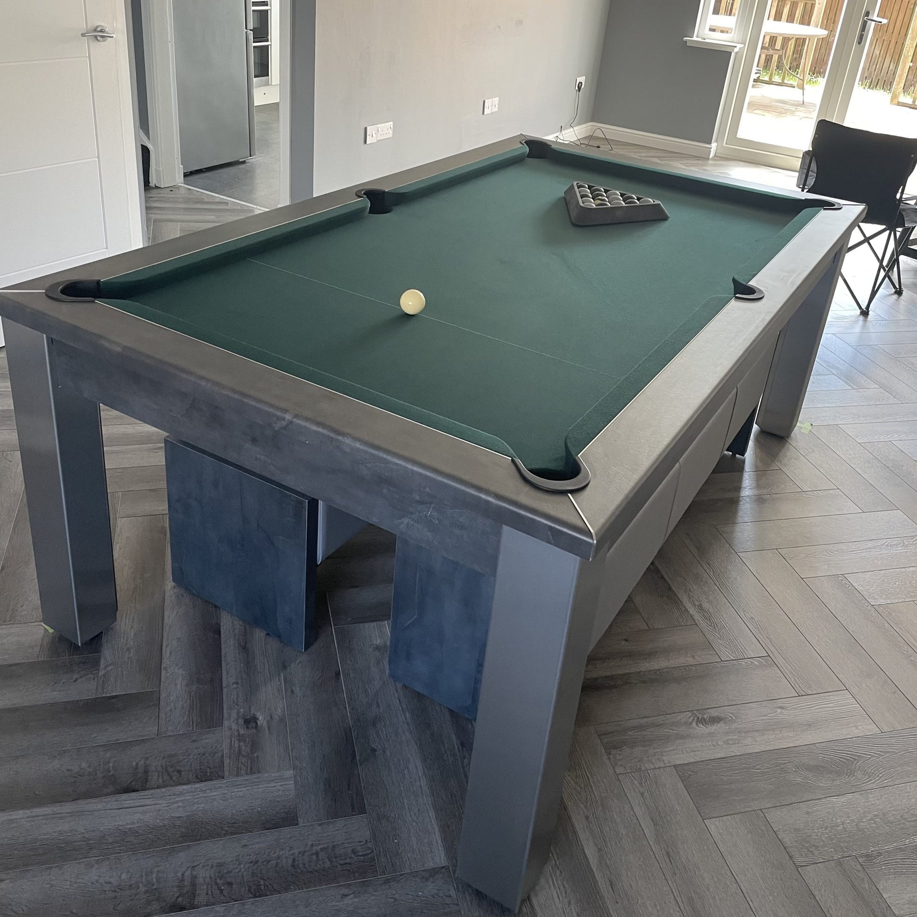 FMF Elixir Anthracite Slate Pool Dining Table – Man Cave Essentials
