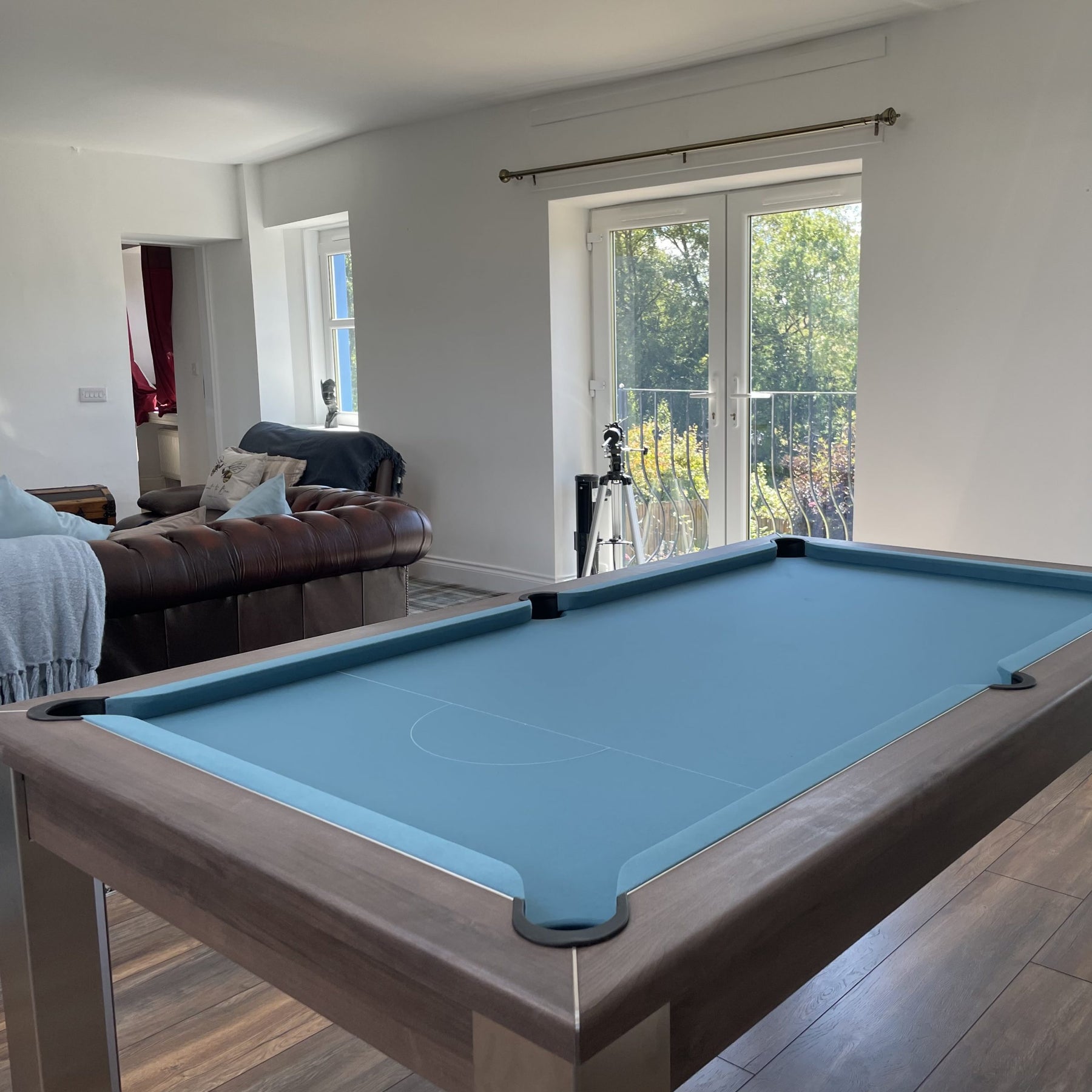 FMF Elixir Pacific Walnut Pool Dining Table – Man Cave Essentials