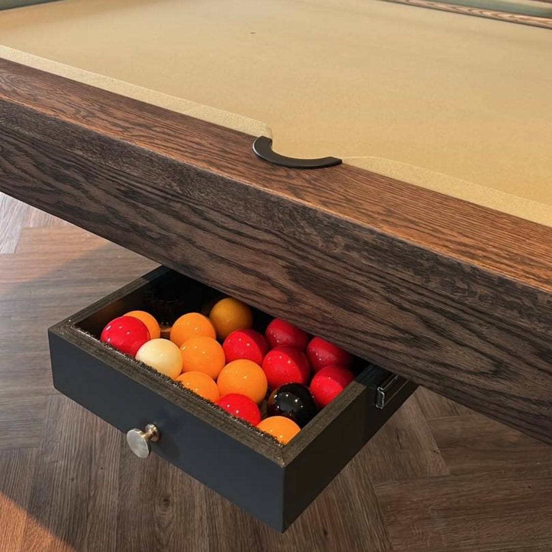 FMF Elixir Rustic Black Oak Pool Dining Table – Man Cave Essentials