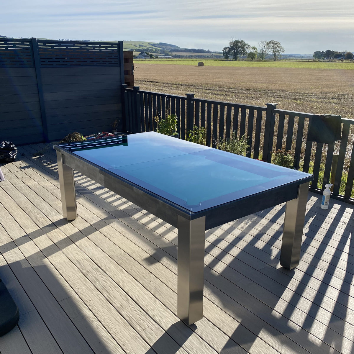 FMF Outdoor Elixir Slate Pool Dining Table – Man Cave Essentials