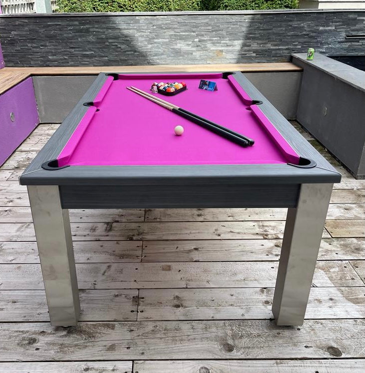 FMF Outdoor Elixir Slate Pool Dining Table – Man Cave Essentials