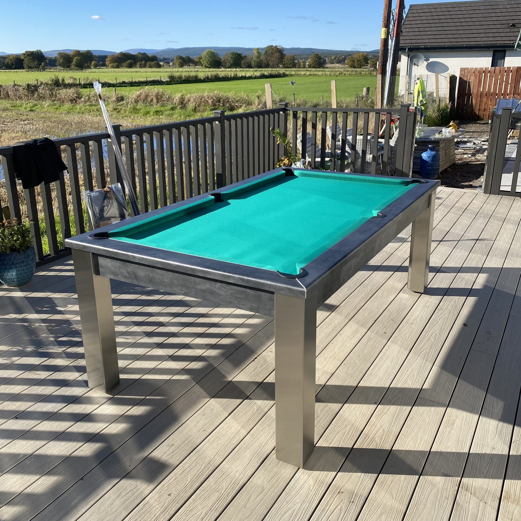 FMF Outdoor Elixir Slate Pool Dining Table – Man Cave Essentials