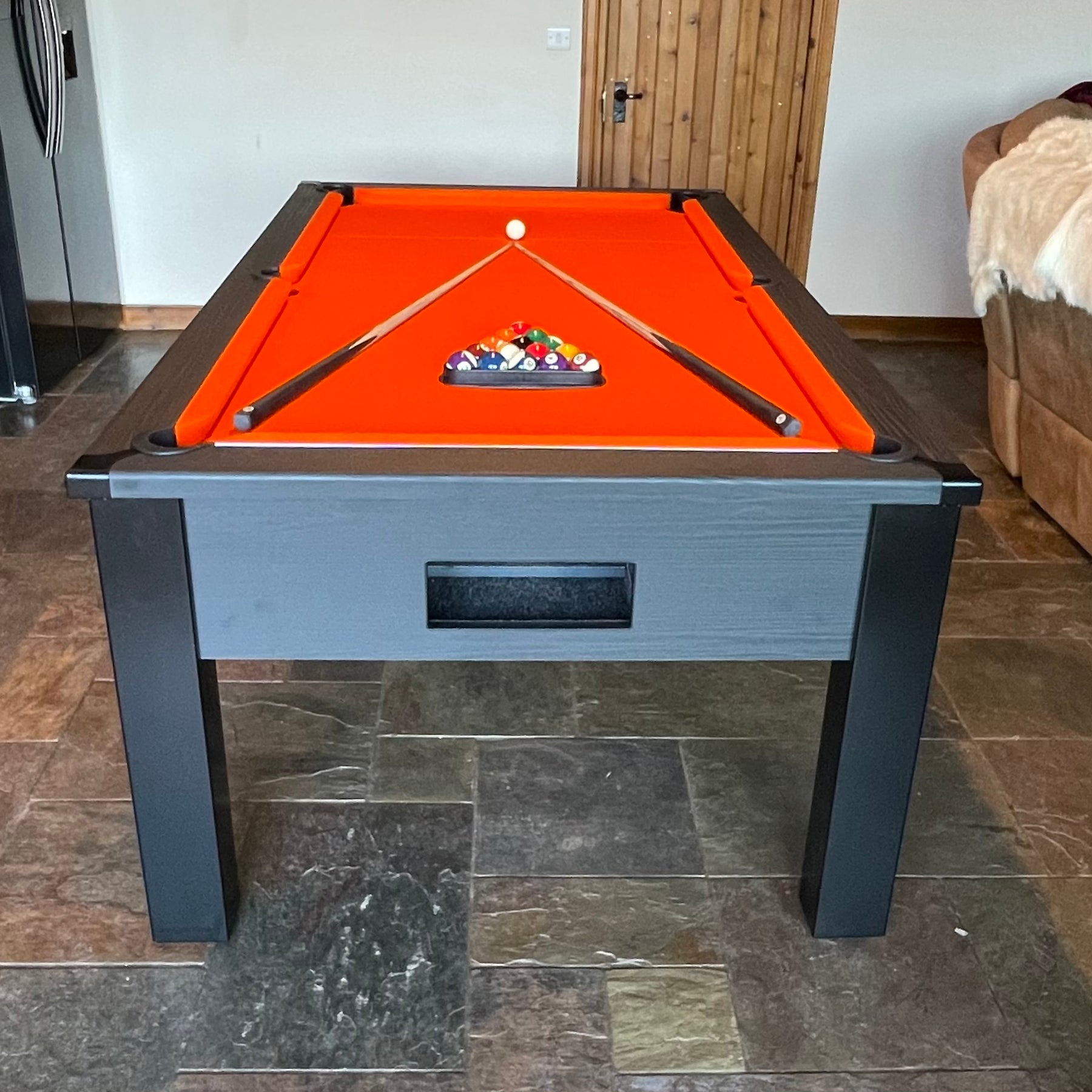 FMF Spirit Tournament Black Stealth Special Edition Pool Table – Man ...