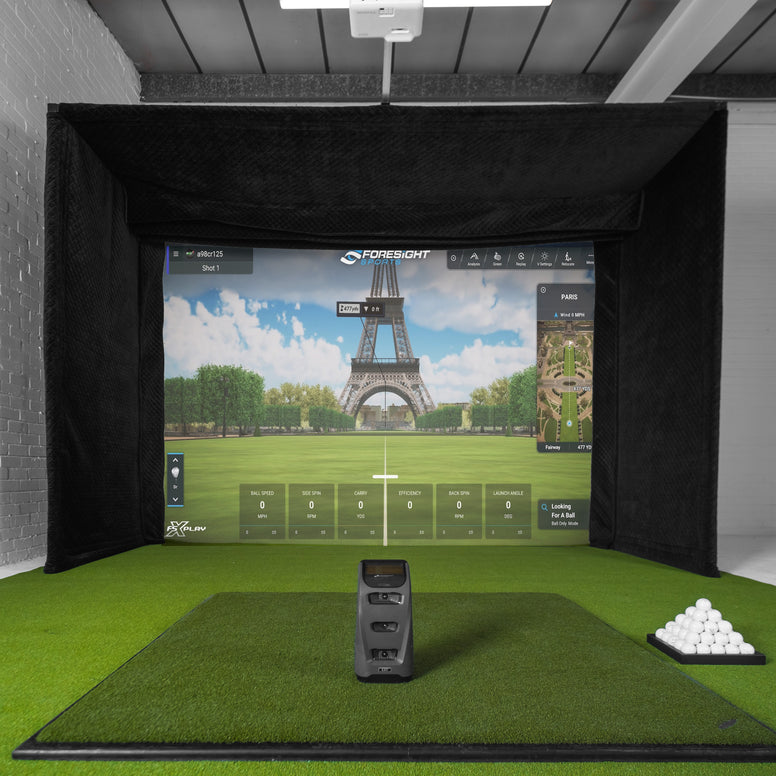 GC3 Lux Golf Simulator Bundle – Man Cave Essentials