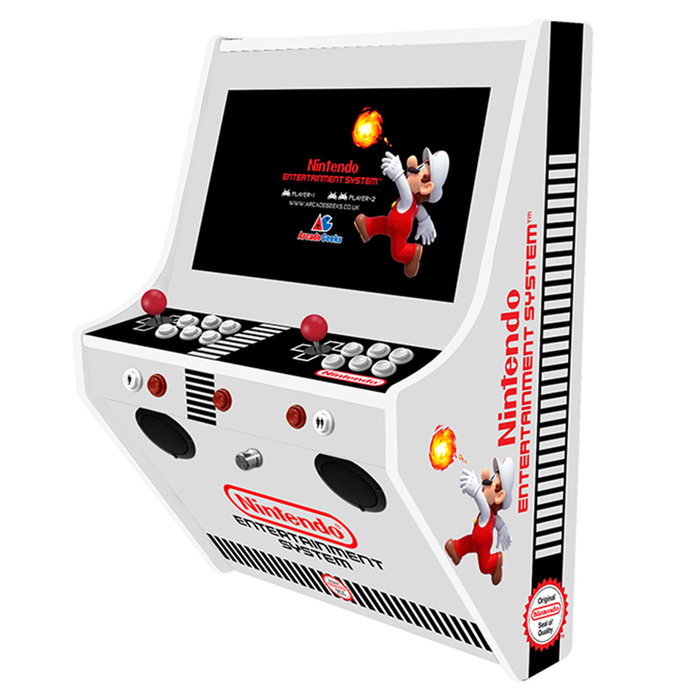 Wall Mounted Arcade Machine - NES Themed Artwork – Man Cave Essentials